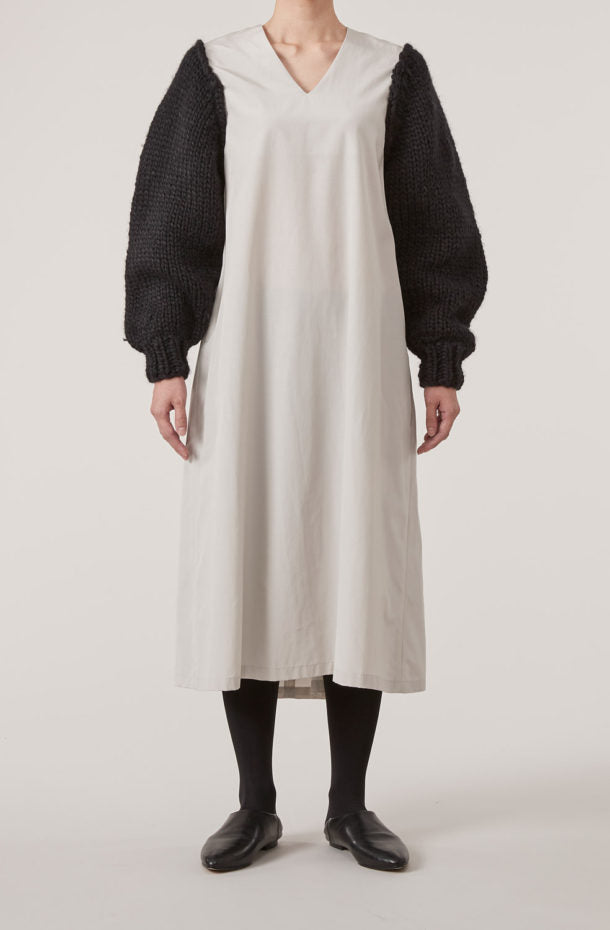 KNIT SLEEVE DRESS（MMK-110）| KAAM