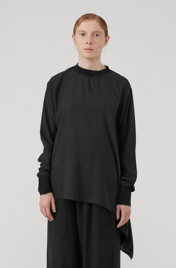 ASYMMETRY CHIFFON BLOUSE（MMK-116）| KAAM