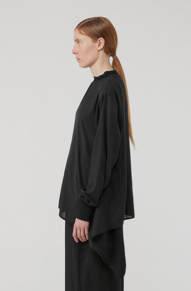 ASYMMETRY CHIFFON BLOUSE（MMK-116）| KAAM