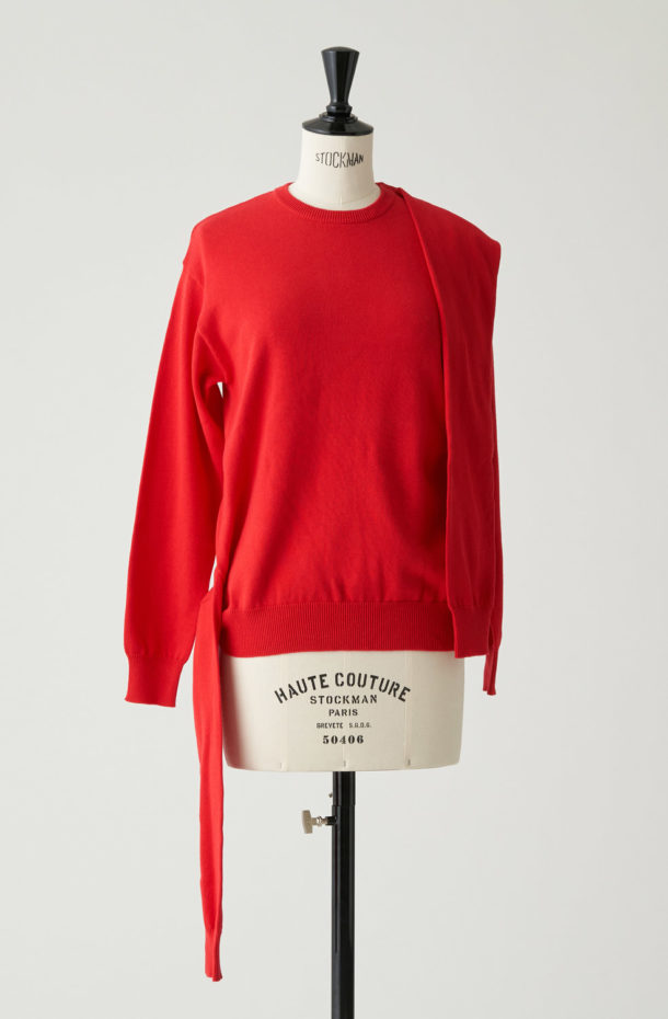 ASYMMETRY KNIT PULLOVER（MMK-023）| KAAM