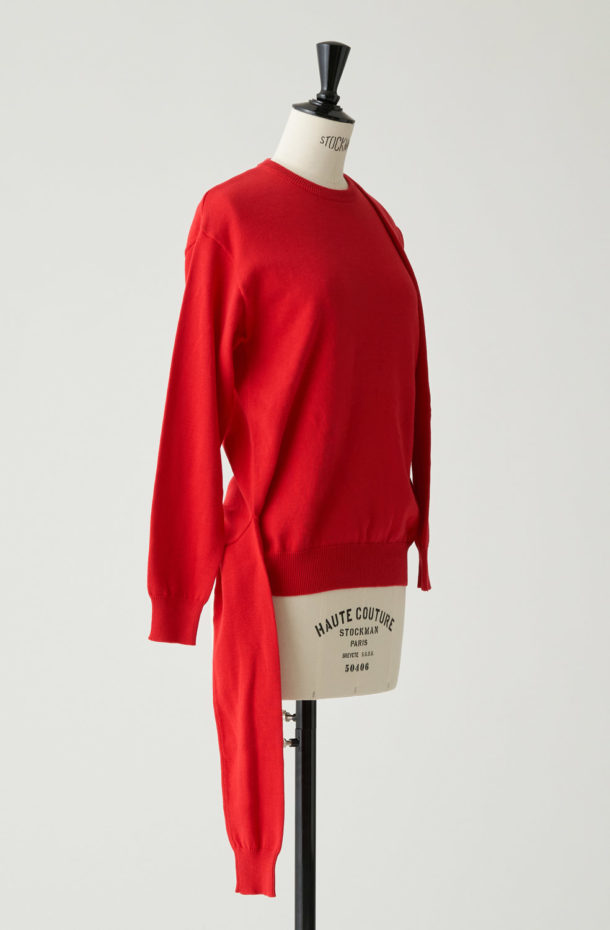 ASYMMETRY KNIT PULLOVER（MMK-023）| KAAM