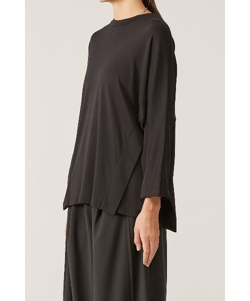 SIDE SWITCHED DOLMAN-SLEEVE T-SHIRT（MMK-076）| KAAM
